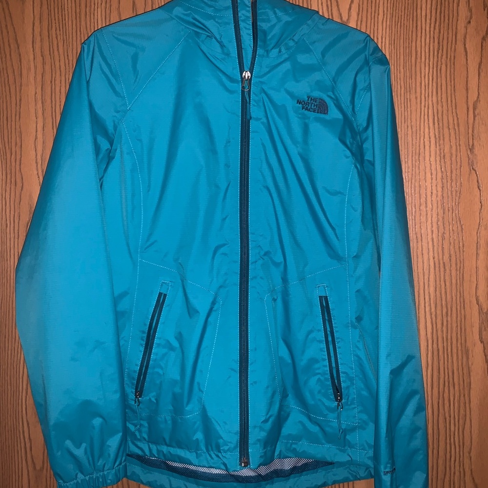 Blue North Face Rain Jacket